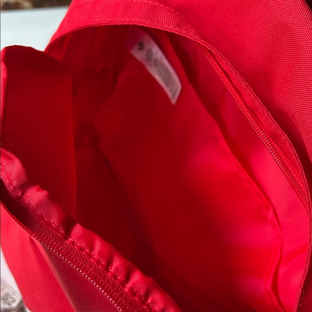 Adidas Logo Backpack Red White - Picture 4 of 11